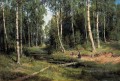 白樺の森の中 1883 年の古典的な風景 Ivan Ivanovich